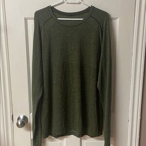 Lululemon Men's Metal Vent Long Sleeve athletic running shirt in green size XL